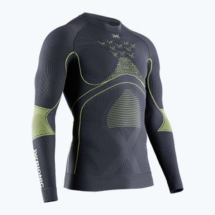 Bluza termoaktywna męska X-Bionic Energy Accumulator 4.0 charcoal/yellow