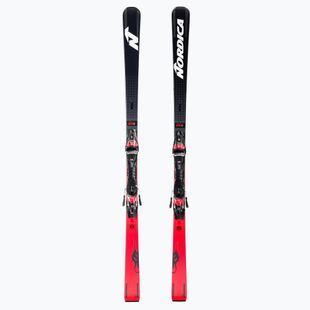 Narty zjazdowe Nordica Dobermann GSR RB + wiązania XCELL 14 FDT black/red