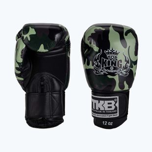 Rękawice bokserskie Top King Muay Thai Empower green