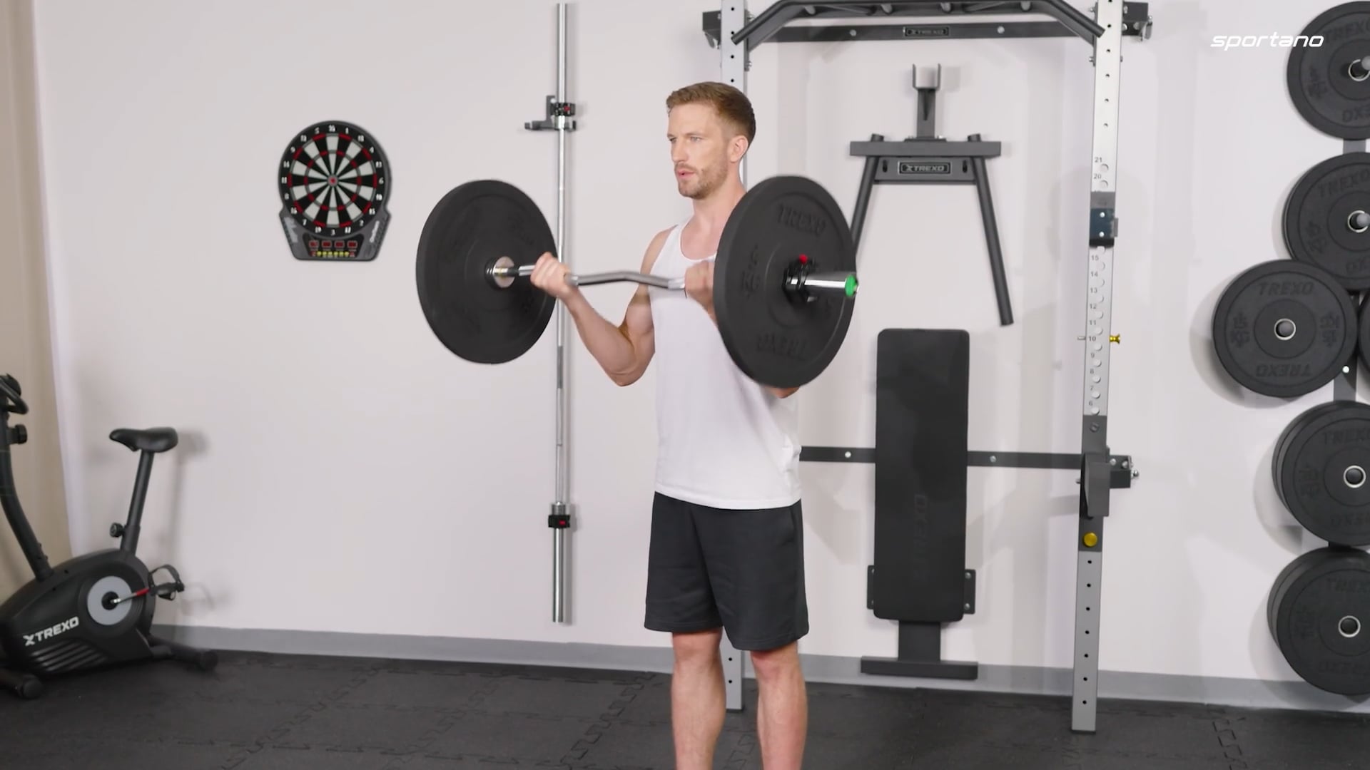 Obciążenie bumperowe olimpijskie XTREXO TRX-BMP005 5 kg czarne