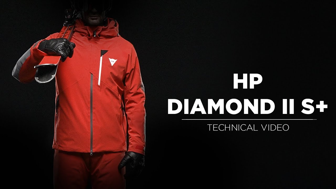 Kurtka narciarska męska Dainese Hp Diamond II S+ fire red